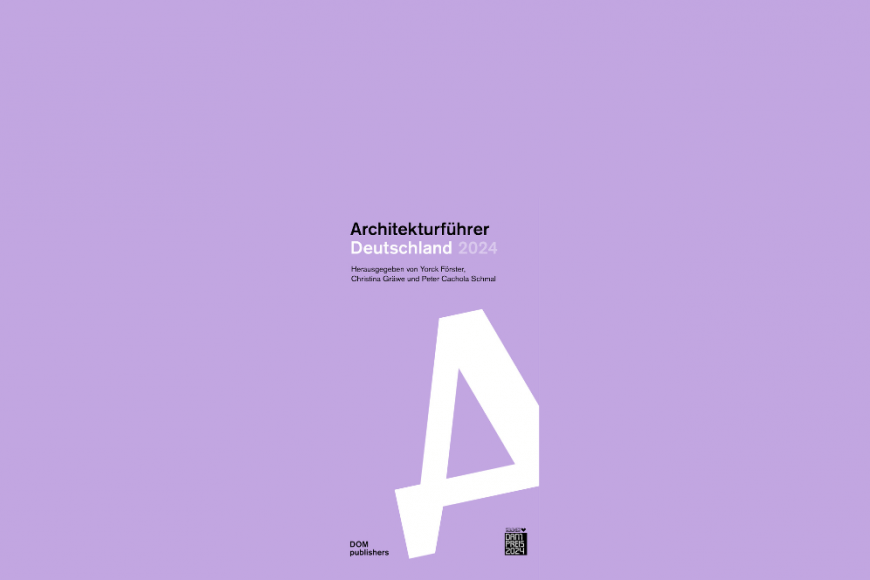 Cover Architekturführer Deutschland 2024 © DOM publishers