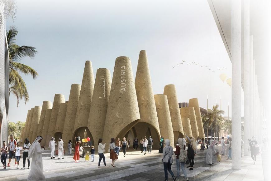 querkraft Architekten: Österreich-Pavillon. Dubai 2020 © querkraft/Patricia Bagienski