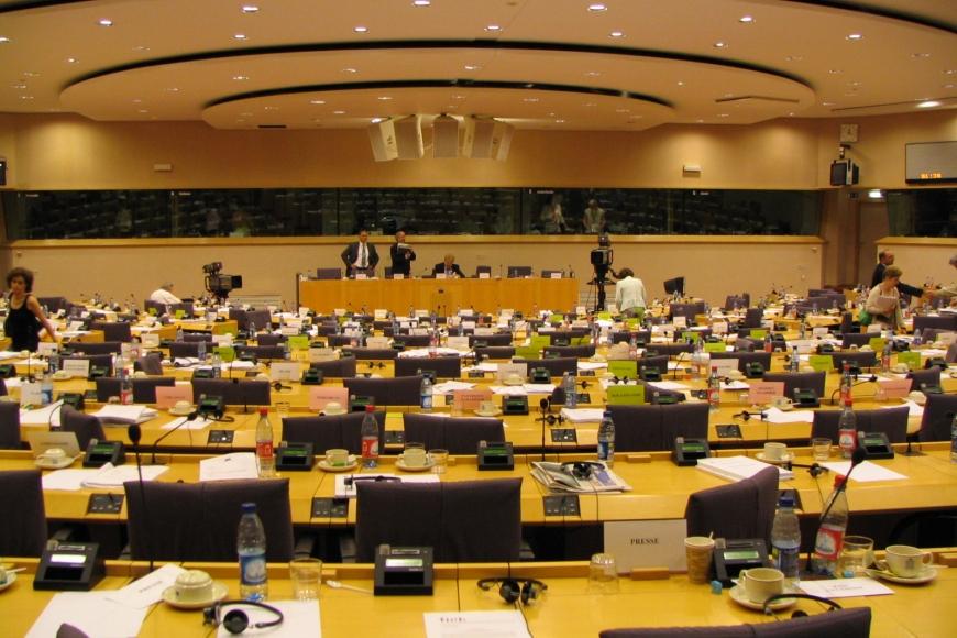 Anna-Lindh-Saal des Europäischen Parlamentes in Brüssel (c) Wiki Commons, Matthias Friehe