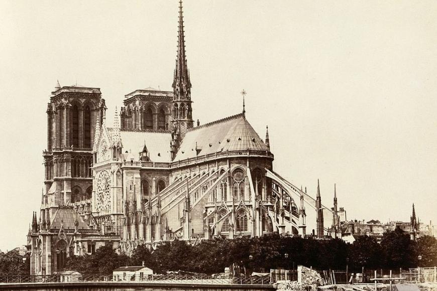 Notre-Dame de Paris, Édouard Baldus, c. 1860s © WikiCommons