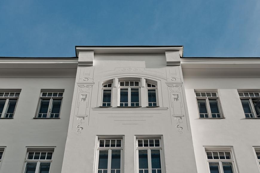 Jugendstil, neu interpretiert: Fassadengestaltung von Monika Zacherl Foto: Christian Schellander