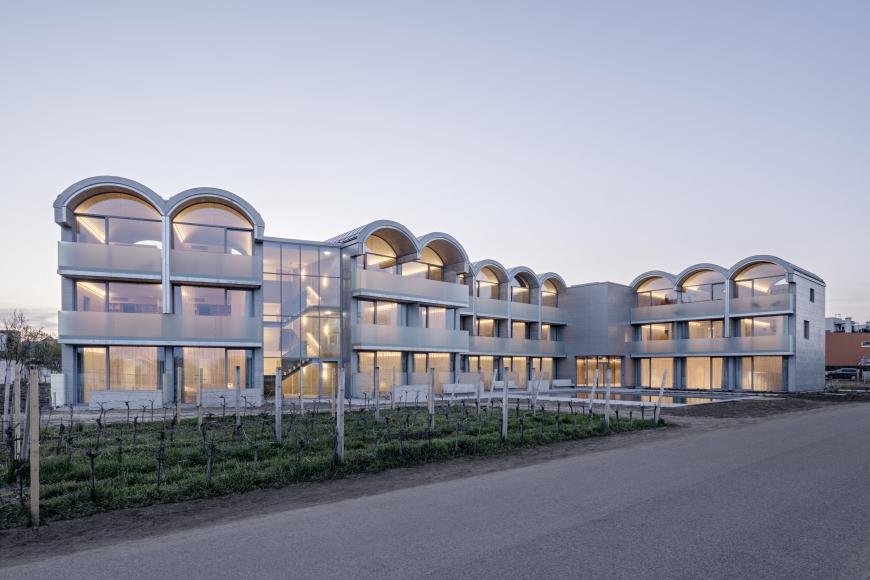 Steven Holl Architects, Arge ott-reinisch/sam, Erweiterung Loisium, Langenlois © Hertha Hurnaus