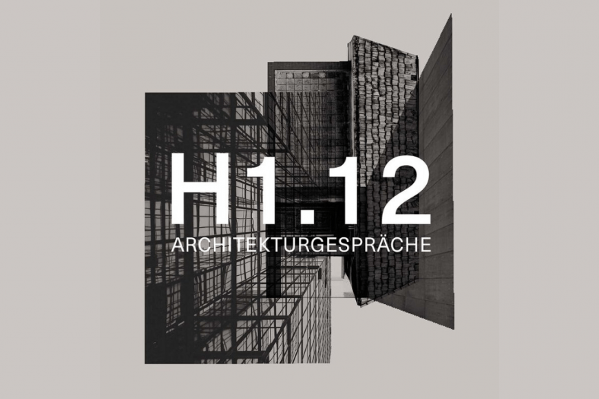 H1.12 Architekturgespräche © Fachrichtung Architektur, Hochschule Mainz, Logo: Leoni Roosen