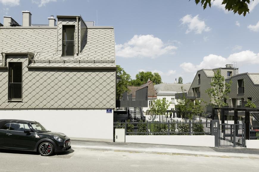 Neue Häuser in der Schutzzone von Triendl und Fessler Architekten Foto Ditz Fejer