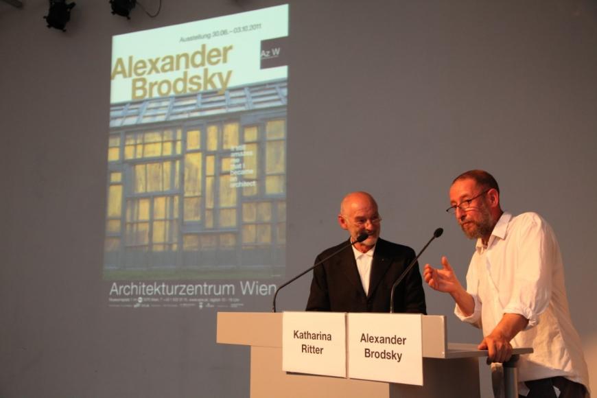 Eröffnung „alexander brodsky. it still amazes me that i became an architect“ 2011 © eSeL.at 