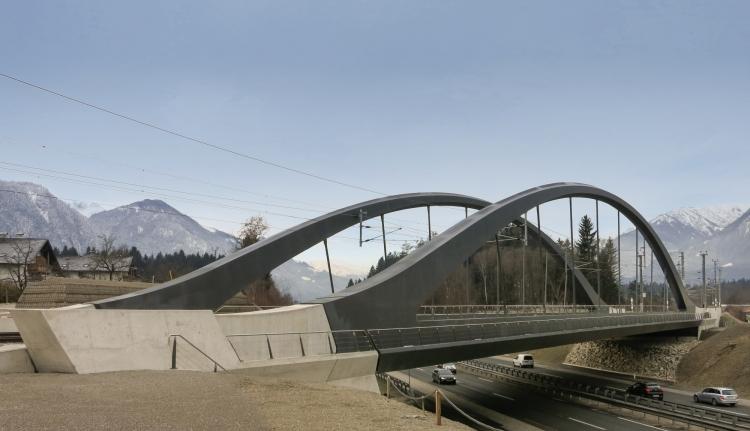 Eisenbahnbrücke Kramsach, Tirol © ostertag ARCHITECTS Markus Ostertag