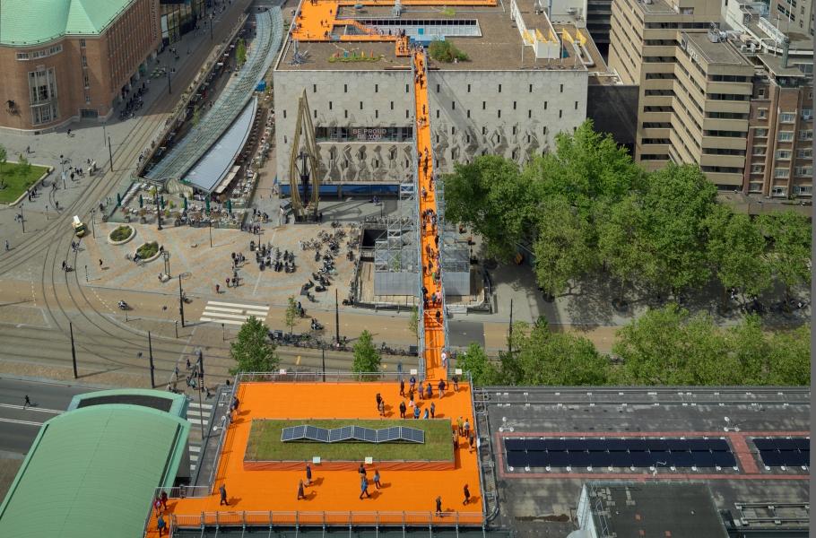 Brillux Architekturforum Rotterdam Rooftop Walk © Ossip