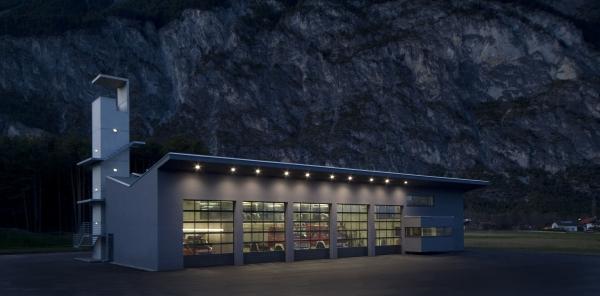 ROECK Architekten, Feuerwehrwache Haiming © Birgit Köll