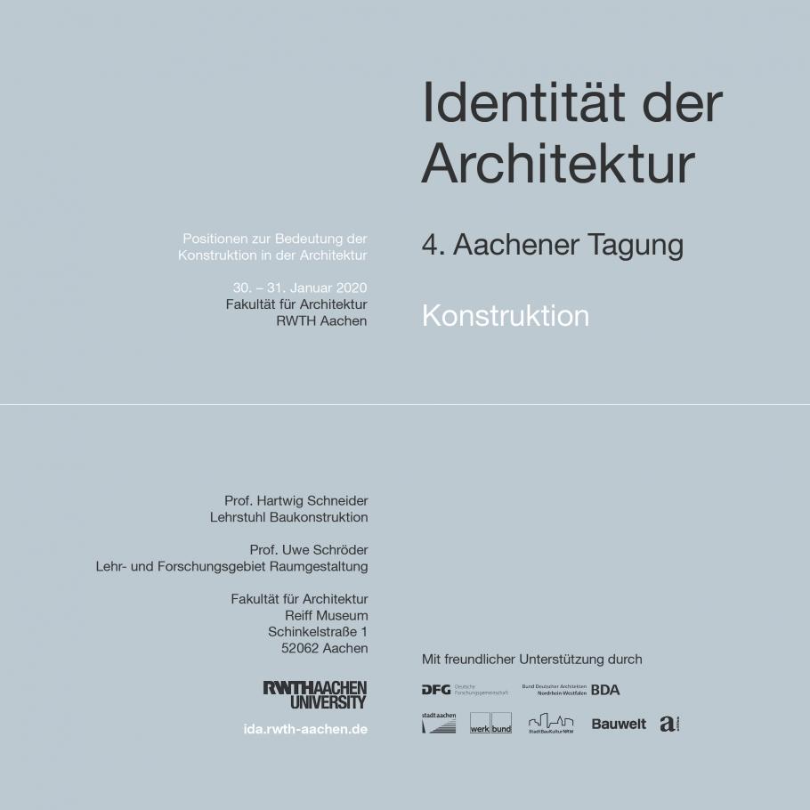 © Fakultät für Architektur RWTH Aachen
