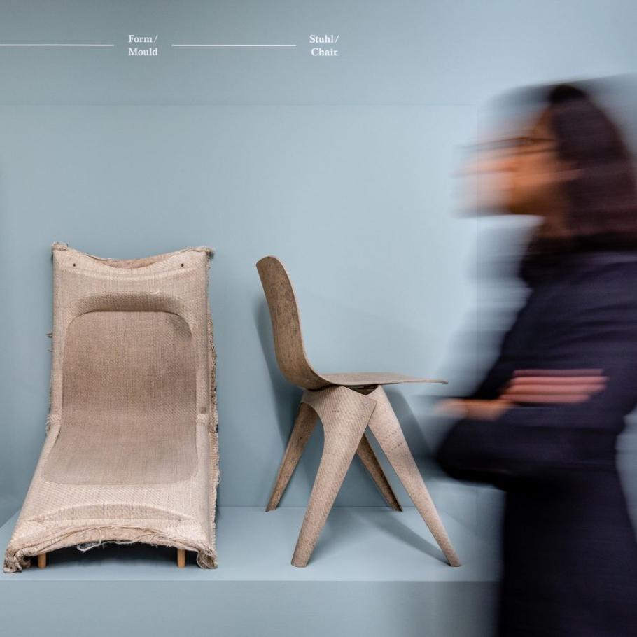 Installationsansicht Vitra Design Museum Gallery »Christien Meindertsma: Beyond the Surface«, 2018 © Vitra Design Museum, Foto: Bettina Matthiessen