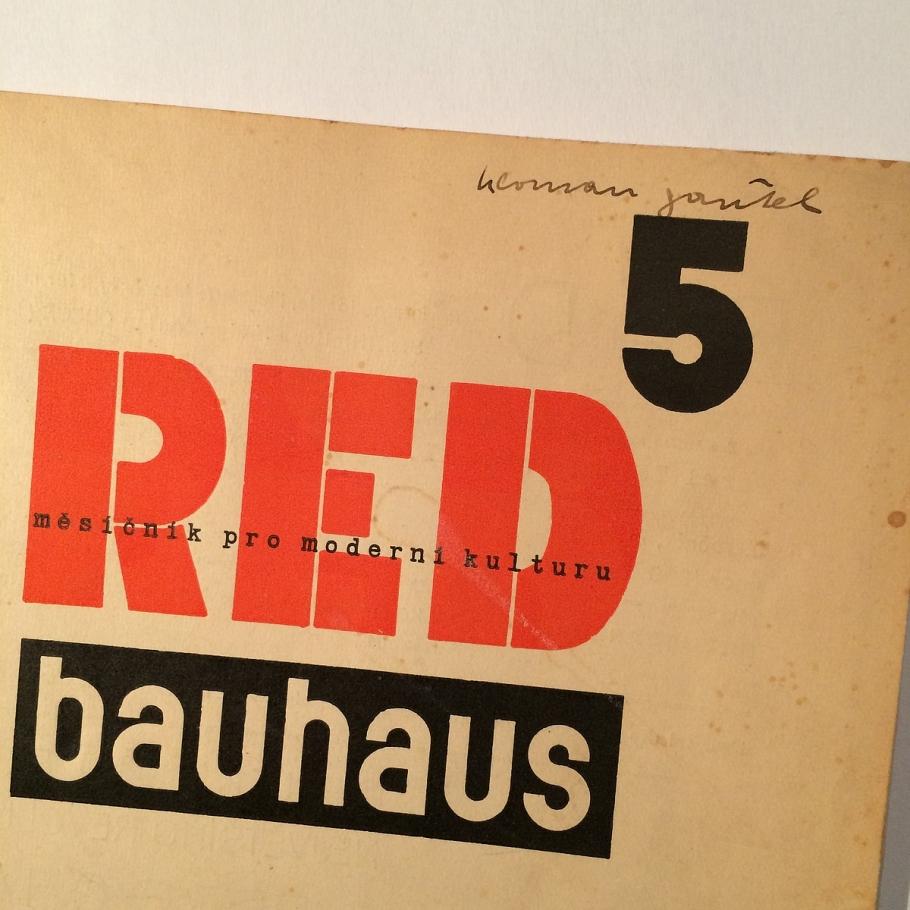 Bauhaus-Sonderheft der tschechischen Kunstzeitschrift RED, 1930