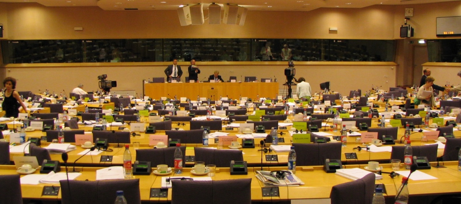 Anna-Lindh-Saal des Europäischen Parlamentes in Brüssel (c) Wiki Commons, Matthias Friehe