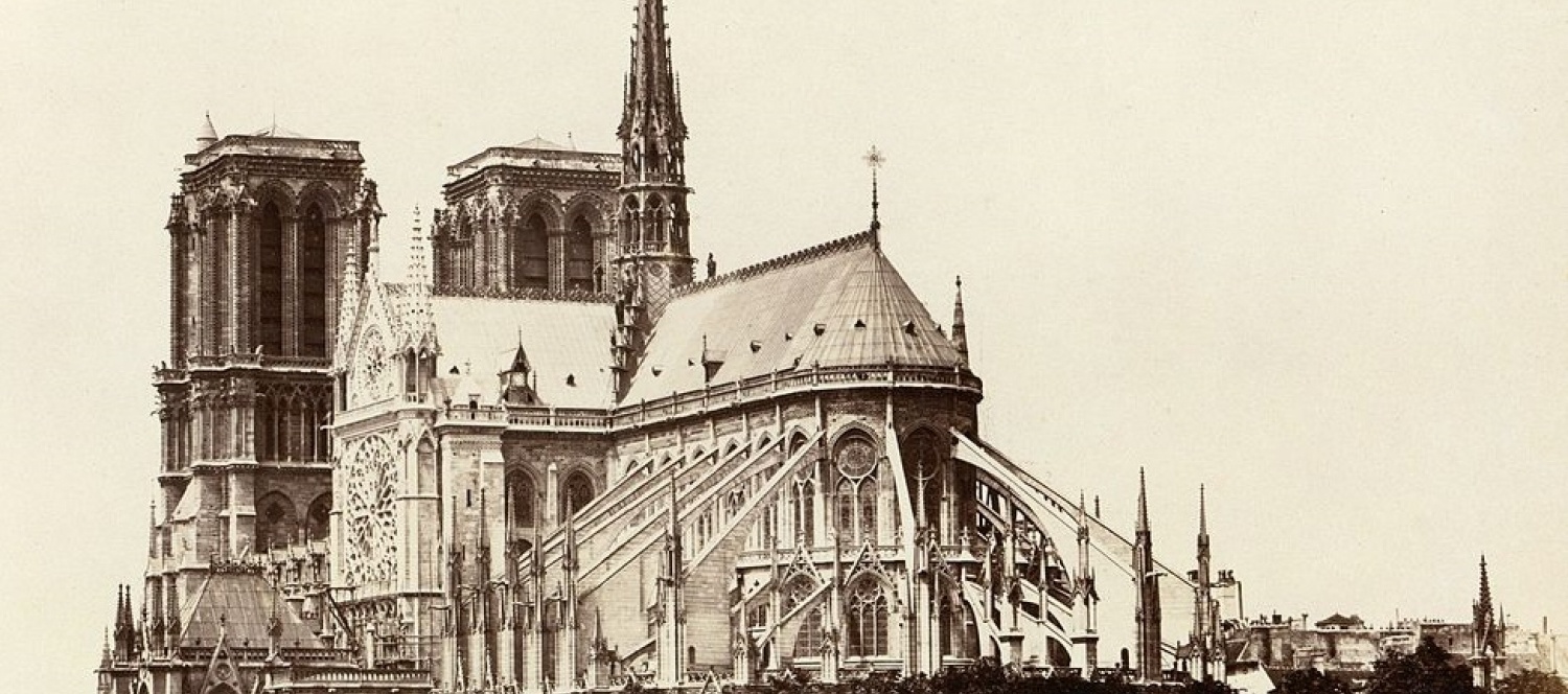 Notre-Dame de Paris, Édouard Baldus, c. 1860s © WikiCommons