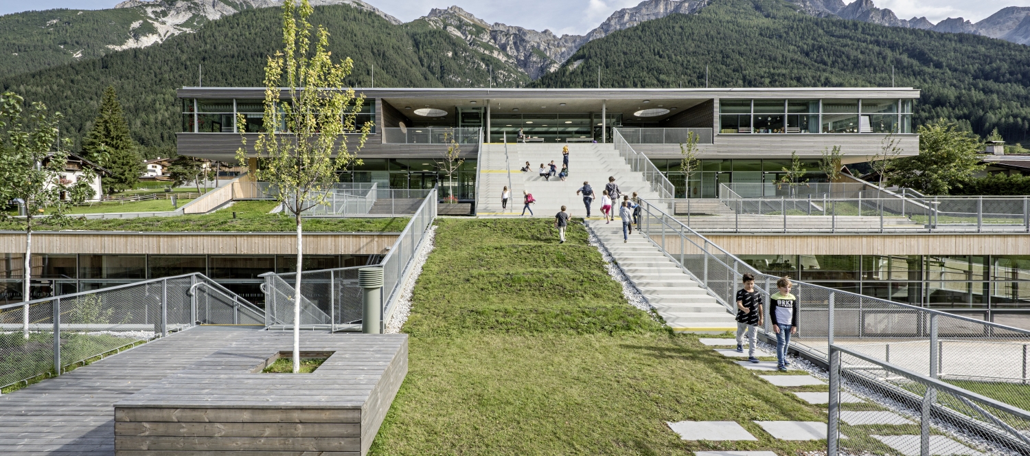 fasch&fuchs.architekten, Schulcampus Neustift, Tirol © Hertha Hurnaus