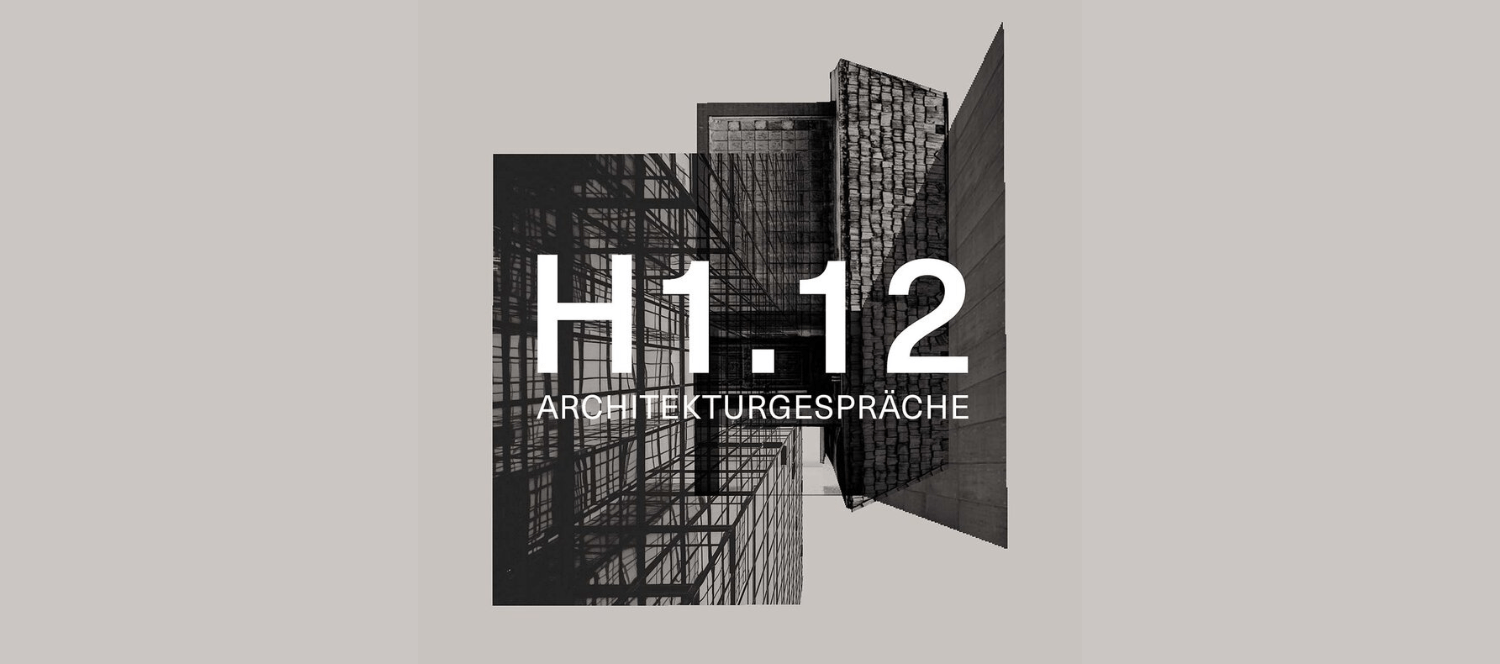 H1.12 Architekturgespräche © Fachrichtung Architektur, Hochschule Mainz, Logo: Leoni Roosen