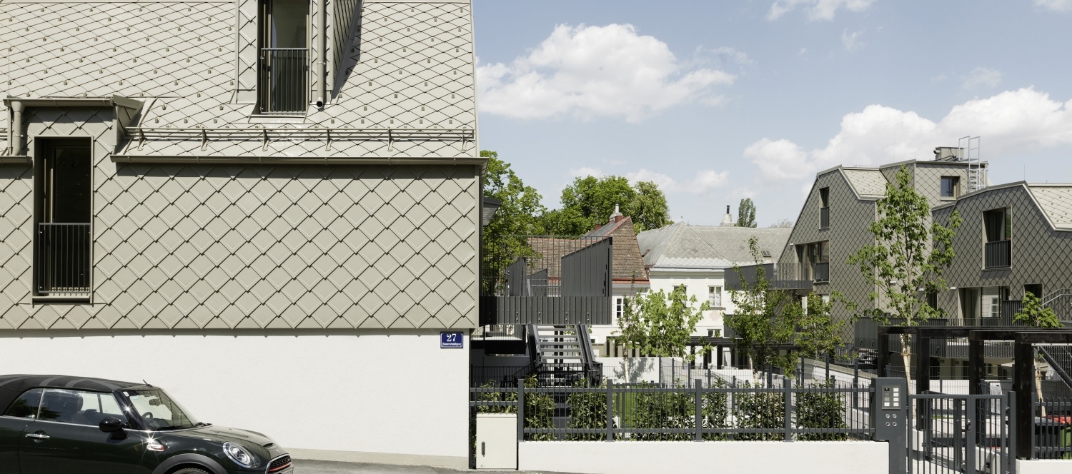 Neue Häuser in der Schutzzone von Triendl und Fessler Architekten Foto Ditz Fejer