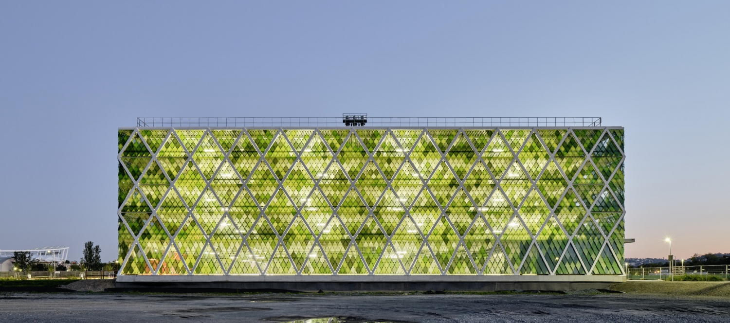 asp Architekten, Parkhaus mit Energiezentrale im Neckarpark, Stuttgart © zooey braun
