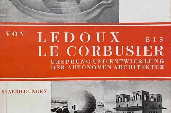 Cover Emil Kaufmann, Von Ledoux bis Le Corbusier, Wien 1933