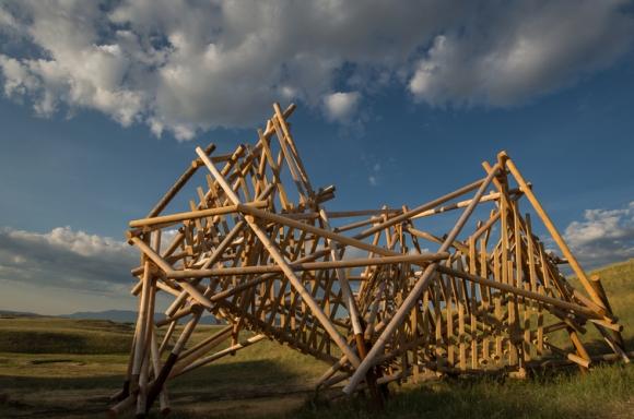 Unearthed, a sculpture installation by artist Stephen Talasnik