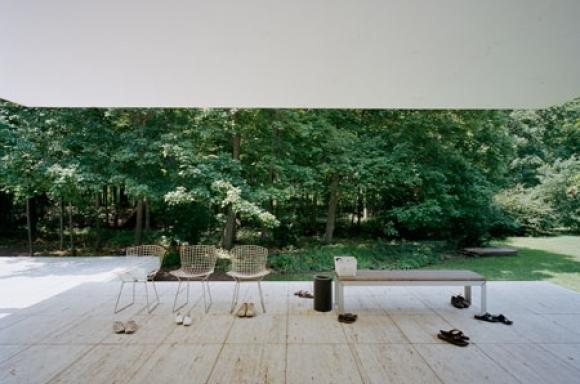 Armin Linke: Mies van der Rohe, Farnsworth House, Chicago USA, 2011 