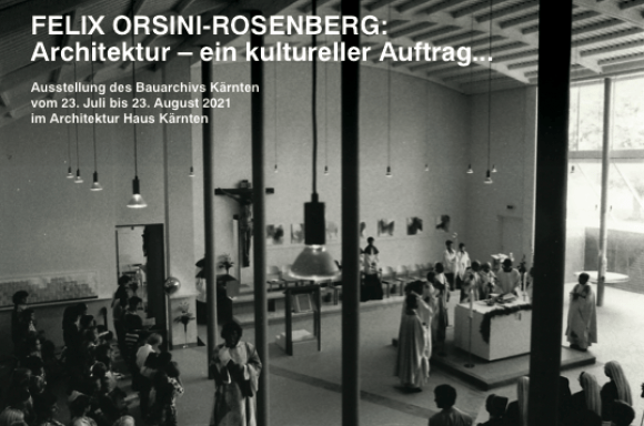 © FELIX ORSINI-ROSENBERG: Architektur – ein kultureller Auftrag...