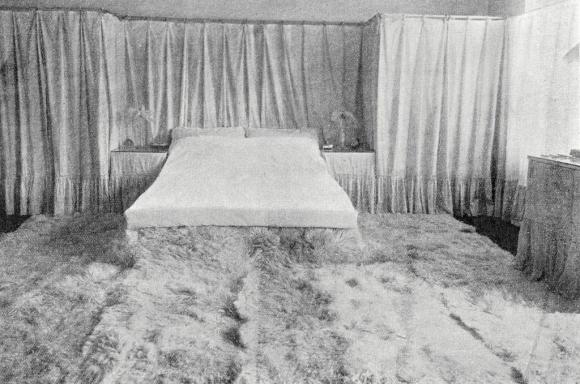 Adolf Loos, Schlafzimmer für seine erste Frau Lina Loos, Wien 1, Bösendorferstraße 3, 1903 © aus: Kunst. Monatszeitschrift für Kunst und alles Andere, 1903 